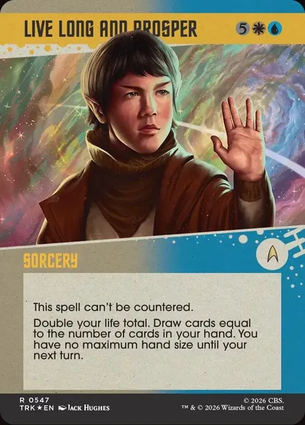 Live Long and Prosper, carte Magic TRK 547 — extension Star Trek