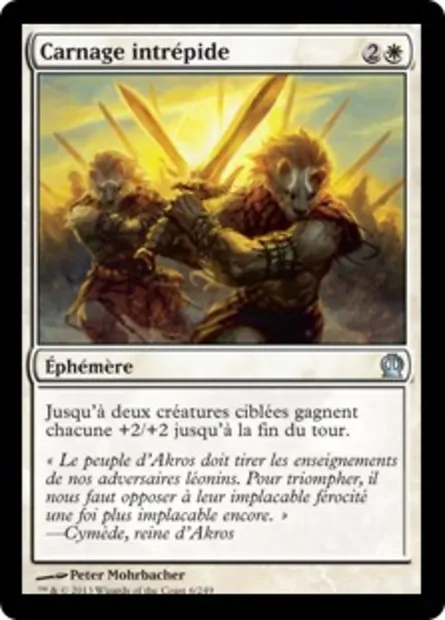 Carnage intrépide, carte Magic THS 6 — extension Theros