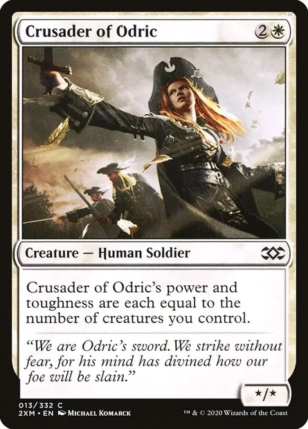 Crusader of Odric, Magic card 2XM 13 — Double Masters set
