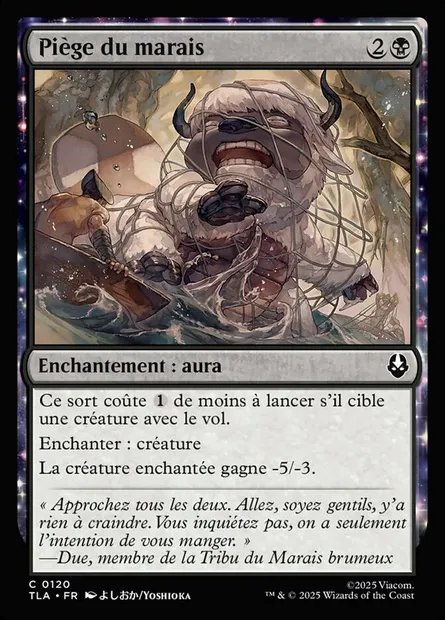 Piège du marais, carte Magic TLA 120 — extension Avatar: The Last Airbender