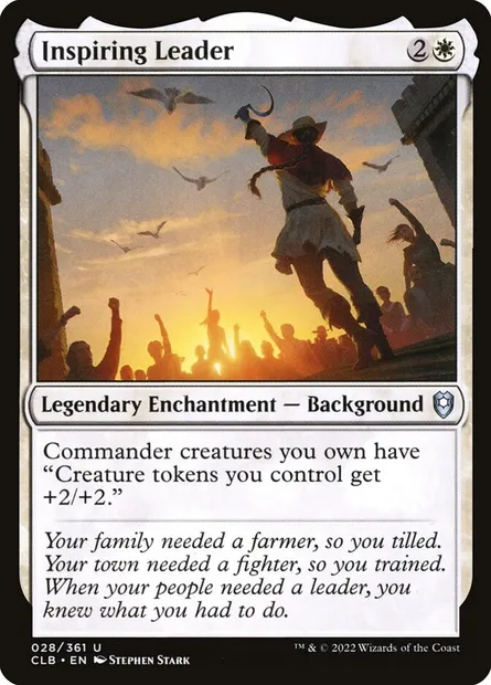 Inspiring Leader, Magic card CLB 28 — Commander Legends: Battle for Baldur's Gate set