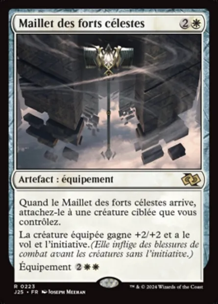 Maillet des forts célestes, carte Magic J25 223 — extension Foundations Jumpstart