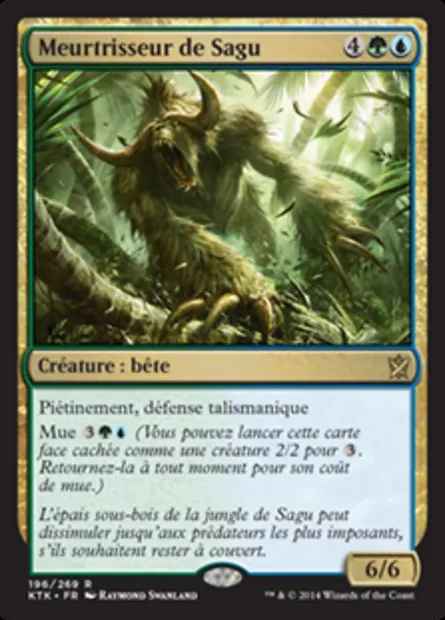 Meurtrisseur de Sagu, carte Magic KTK 196 — extension Les Khans de Tarkir