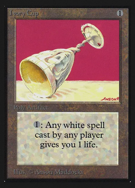 Ivory Cup, Magic card CEI 252 — Intl. Collectors' Edition set