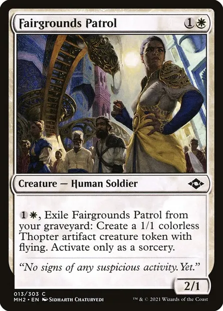 Fairgrounds Patrol, Magic card MH2 13 — Modern Horizons 2 set