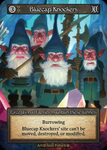 Bluecap Knockers, carte Sorcery ATH 009 — extension Arthurian Legends