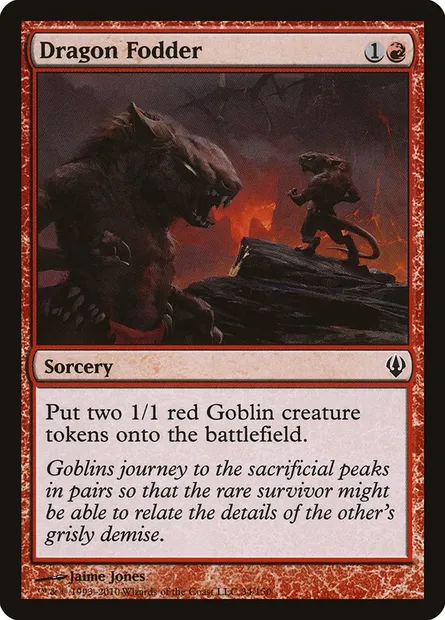 Dragon Fodder, Magic card ARC 34 — Archenemy set