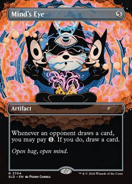 Œil de l'esprit, carte Magic SLD 2704 — extension Secret Lair Drop