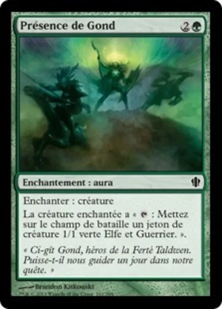 Présence de Gond, carte Magic C13 161 — extension Commander 2013