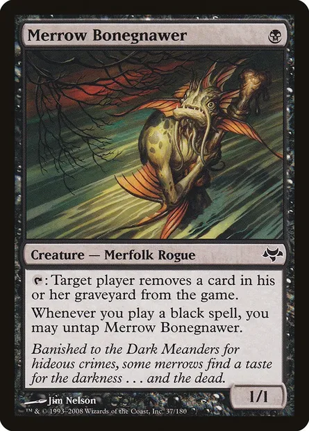 Merrow Bonegnawer, Magic card EVE 37 — Eventide set