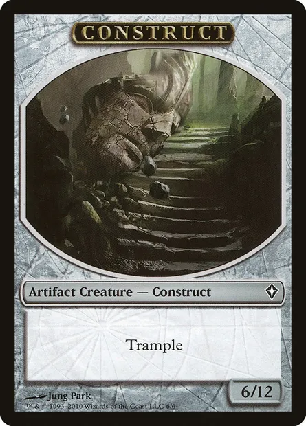 Construct, carte Magic TWWK 6 — extension Worldwake Tokens