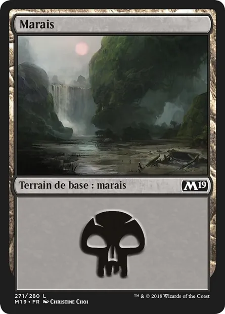 Marais, carte Magic M19 271 — extension Core Set 2019
