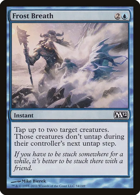 Frost Breath, Magic card M12 54 — Magic 2012 set