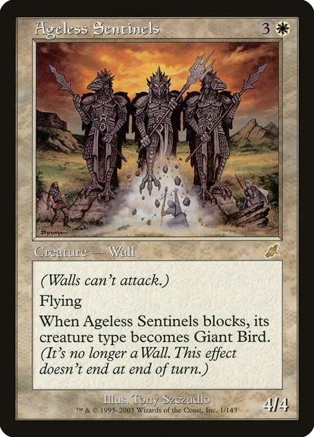 Ageless Sentinels, Magic card SCG 1 — Scourge set