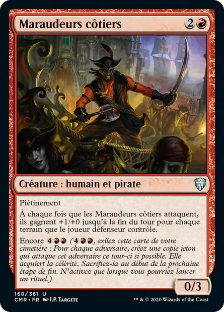 Maraudeurs côtiers, carte Magic CMR 168 — extension Commander Legends