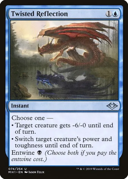 Twisted Reflection, Magic card MH1 74 — Modern Horizons set