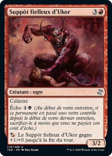 Suppôt fielleux d'Ukor, carte Magic TSR 170 — extension Spirale Temporelle Remastered