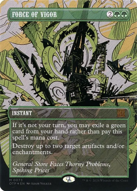 Force of Vigor, Magic card OTP 73 — Breaking News set