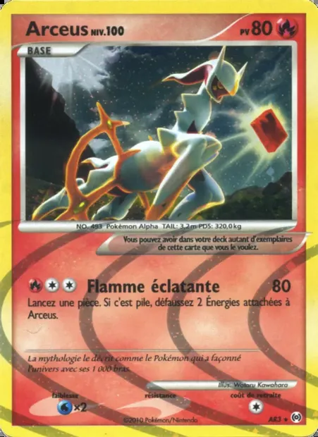 Arceus, carte Pokémon AR 3 — extension Arceus