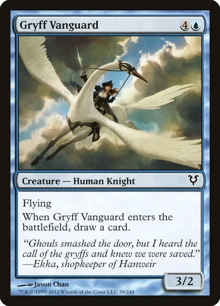 Gryff Vanguard, Magic card AVR 59 — Avacyn Restored set