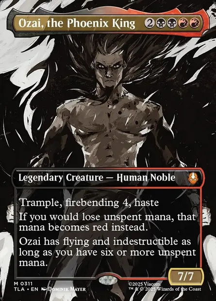 Ozai, the Phoenix King, Magic card TLA 311 — Avatar: The Last Airbender set