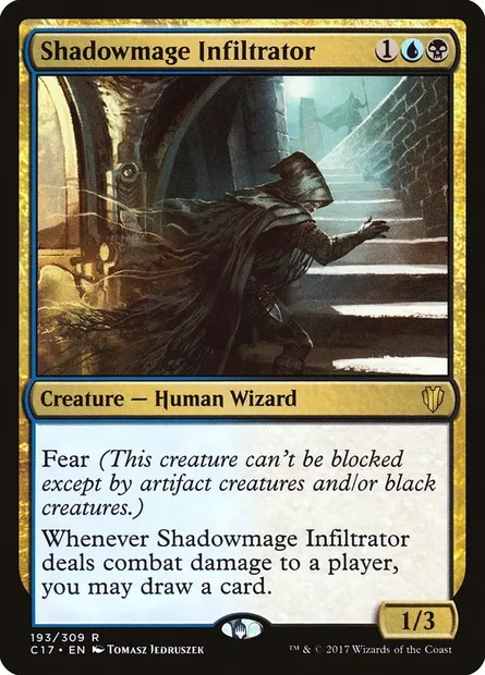 Shadowmage Infiltrator, Magic card C17 193 — Commander 2017 set