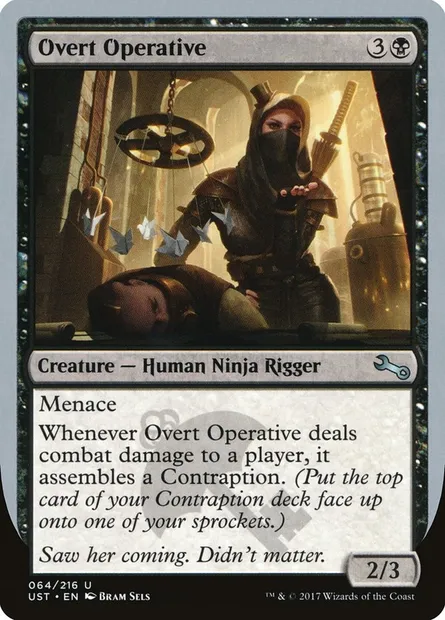 Overt Operative, carte Magic UST 64 — extension Unstable