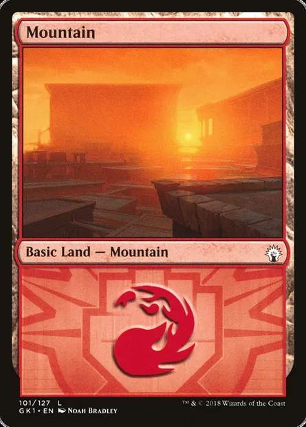 Mountain, Magic card GK1 101 — GRN Guild Kit set