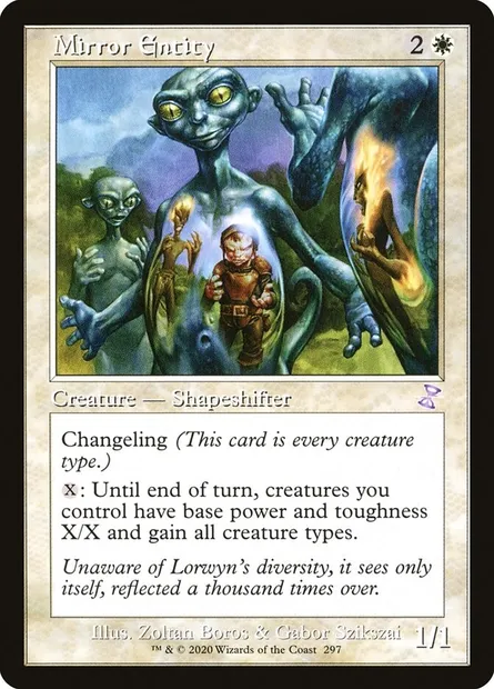 Mirror Entity, Magic card TSR 297 — Time Spiral Remastered set