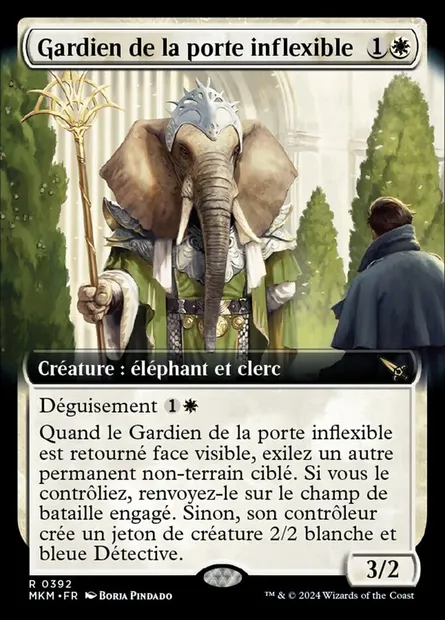 Gardien de la porte inflexible, carte Magic MKM 392 — extension Murders at Karlov Manor
