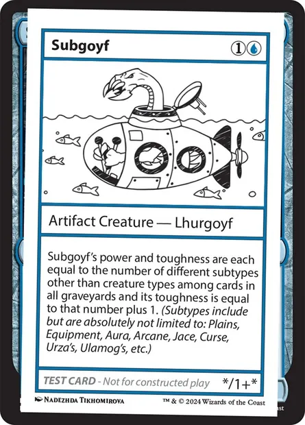 Subgoyf, carte Magic MB2 536 — extension Mystery Booster 2