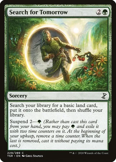 Search for Tomorrow, Magic card TSR 229 — Time Spiral Remastered set