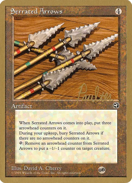 Serrated Arrows, Magic card PTC pp110sb — Pro Tour Collector Set set