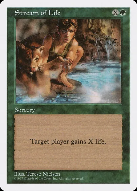 Source de vie, carte Magic 5ED 328 — extension Cinquième Edition