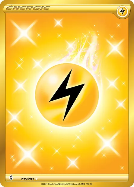Énergie Electrik, carte Pokémon EVS 235 — extension Évolution Céleste