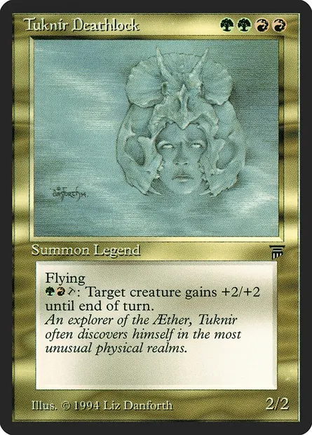 Tuknir Deathlock, carte Magic LEG 267 — extension Legends