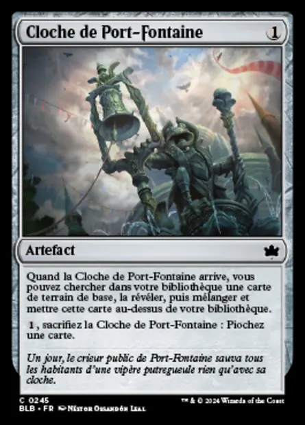Cloche de Port-Fontaine, carte Magic BLB 245 — extension Bloomburrow