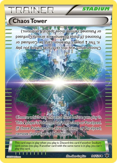 Chaos Tower, Pokémon card FCO 94 — Fates Collide set