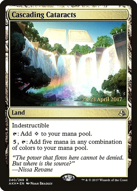 Cascading Cataracts, Magic card PAKH 240s — Amonkhet Promos set
