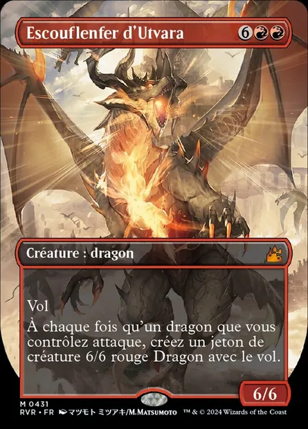 Escouflenfer d'Utvara, carte Magic RVR 431 — extension Ravnica Remastered
