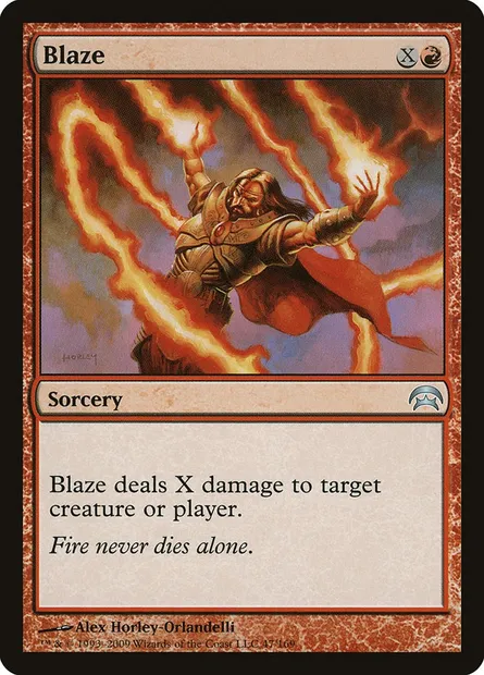 Brasier, carte Magic HOP 47 — extension Planechase
