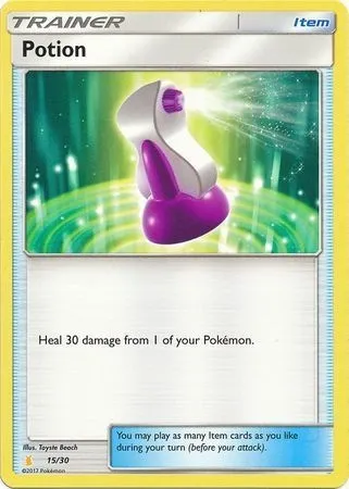 Potion, Pokémon card TK10A 015 — Sun & Moon Trainer Kit: Lycanroc & Alolan Raichu (Alolan Raichu) set