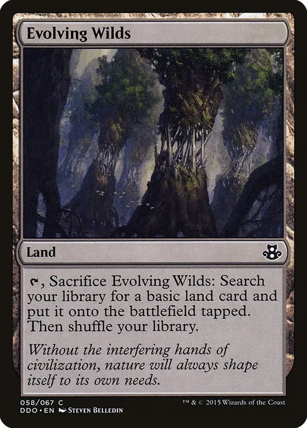 Evolving Wilds, Magic card DDO 58 — Duel Decks: Elspeth vs. Kiora set