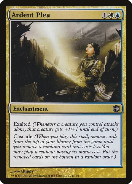 Ardent Plea, Magic card ARB 1 — Alara Reborn set