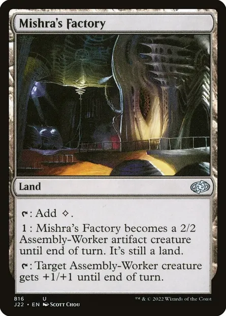 Mishra's Factory, Magic card J22 816 — Jumpstart 2022 set