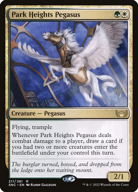 Park Heights Pegasus, Magic card PSNC 211p — Streets of New Capenna Promos set
