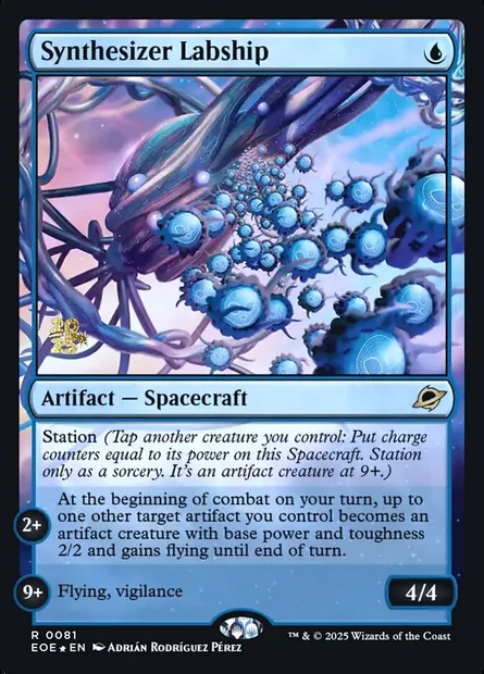 Synthesizer Labship, Magic card PEOE 81s — Edge of Eternities Promos set