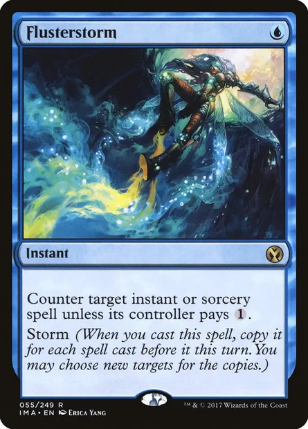 Flusterstorm, Magic card IMA 55 — Iconic Masters set