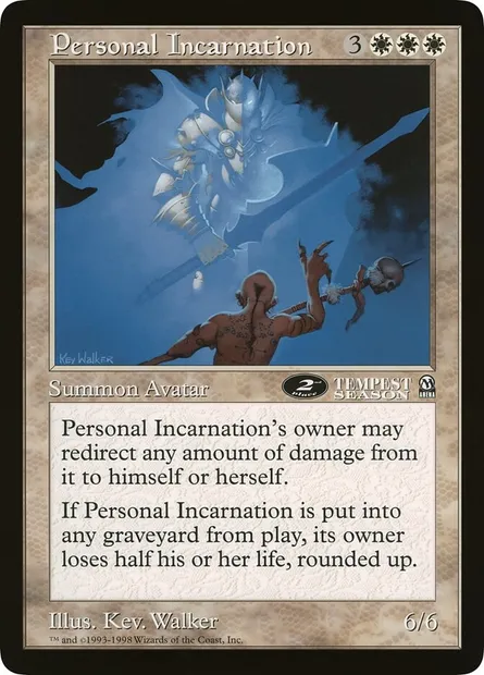 Personal Incarnation, Magic card OLEP 33 — Oversized League Prizes set