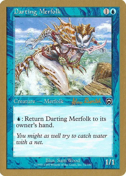 Darting Merfolk, Magic card WC01 ab72 — World Championship Decks 2001 set
